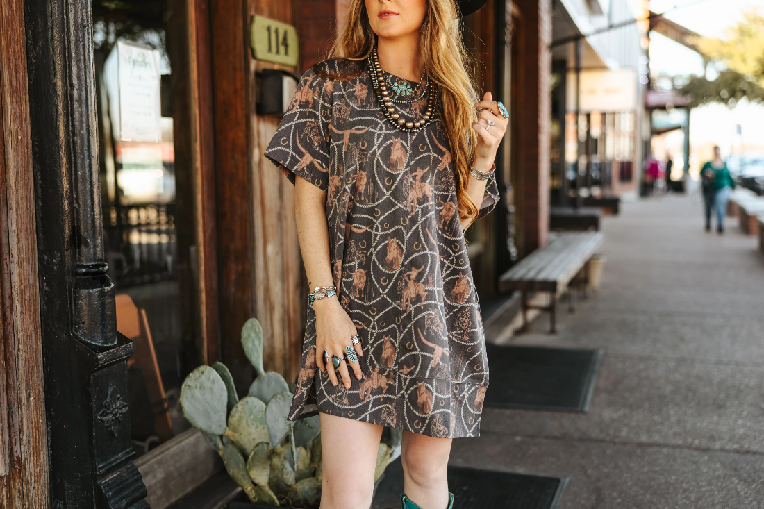 Cowboy Lasso Dress