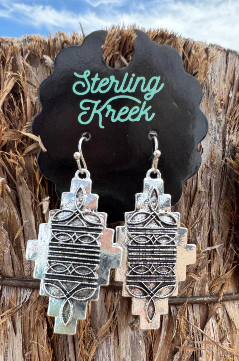 Boot Stitch Earrings