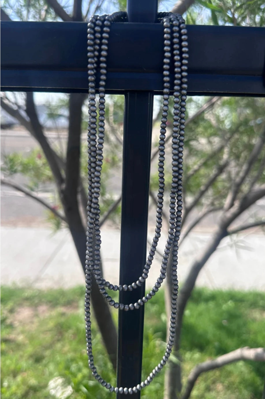 Silver Canyon Pearl Necklace