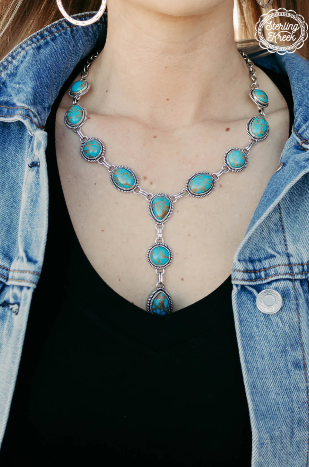 Turquoise Drop Necklace