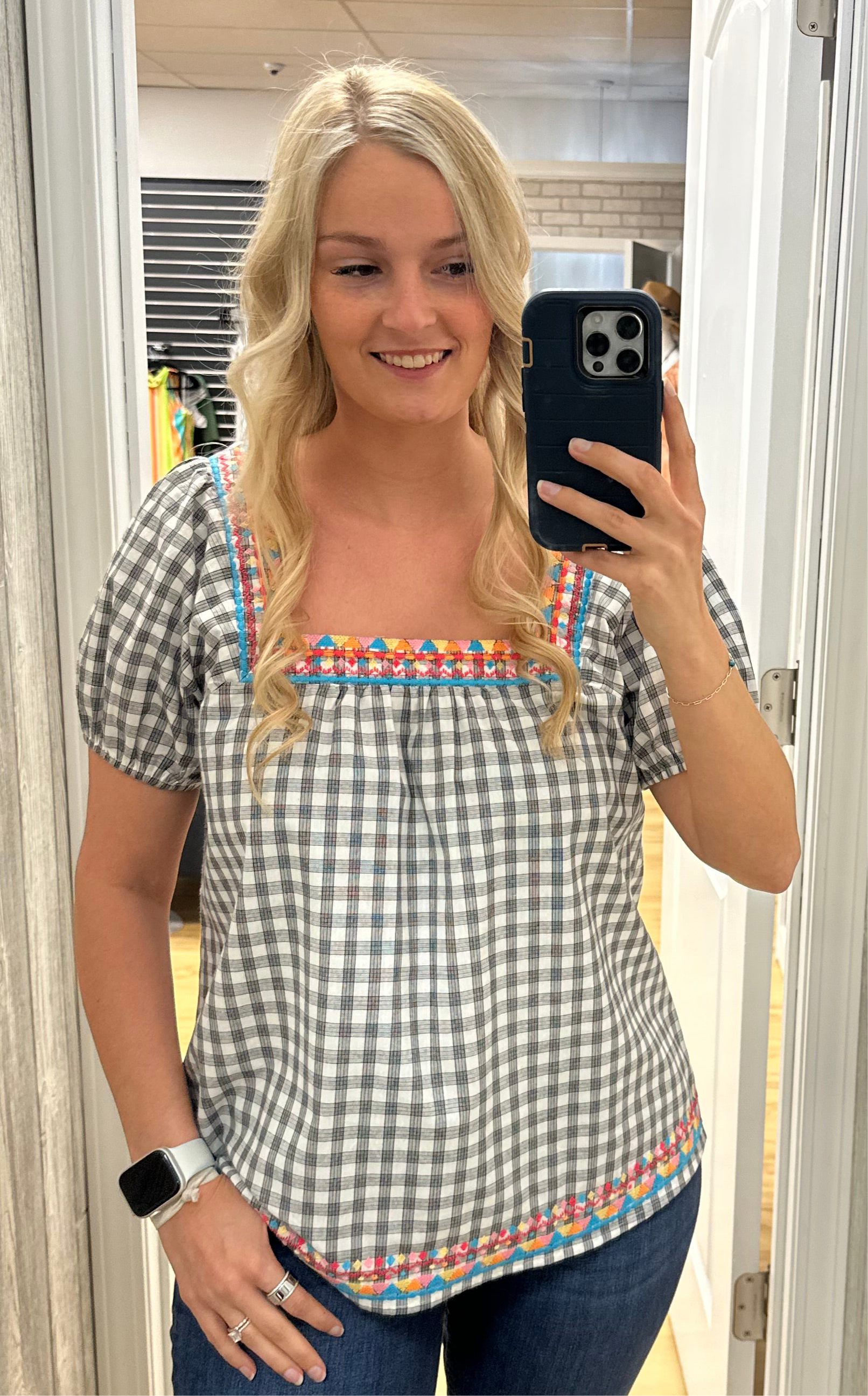 Meadow Gingham Blouse