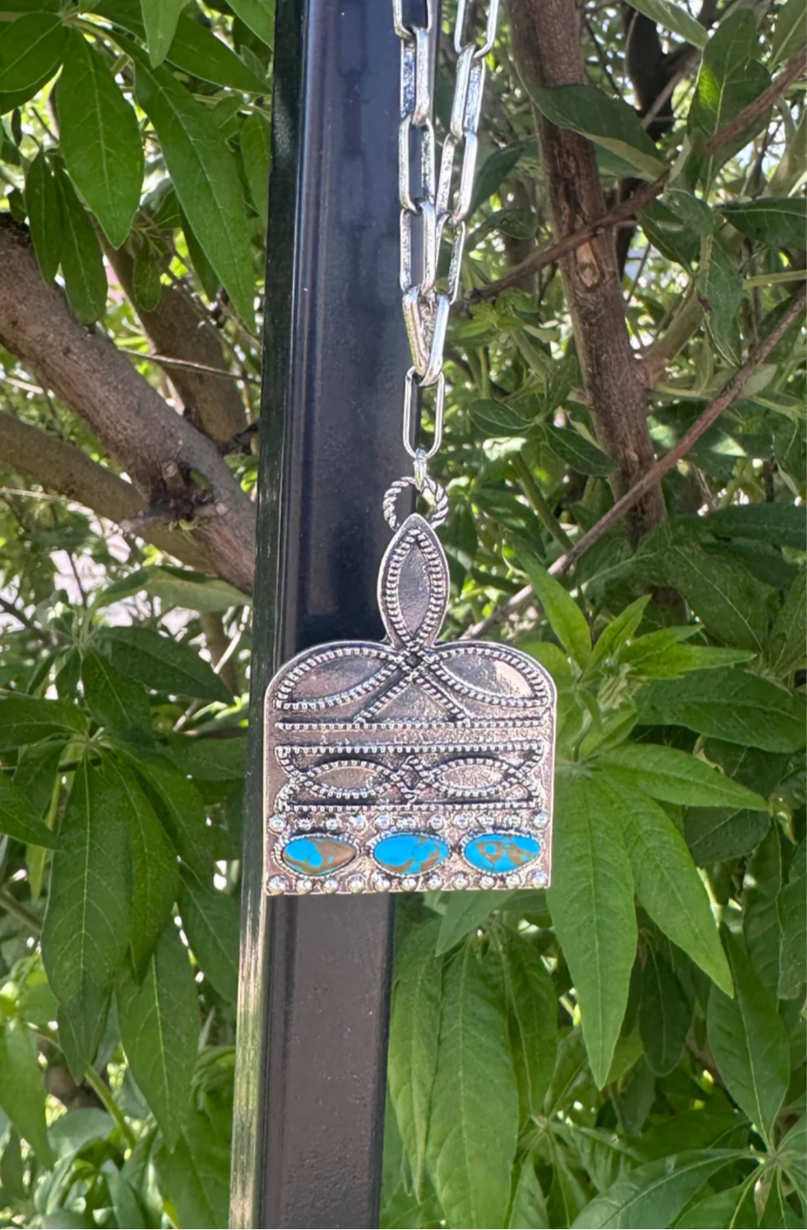 Stitched in Stone Necklace