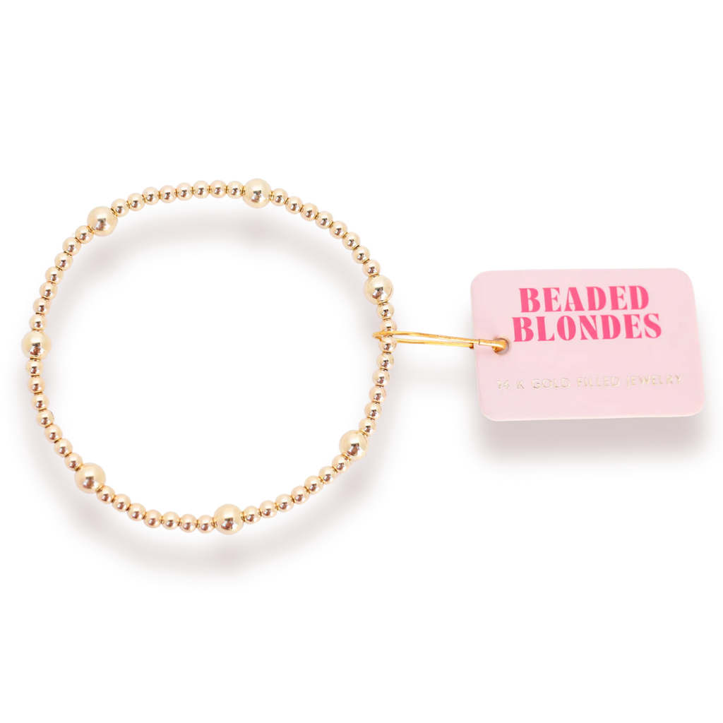 14k Gold Filled Beaded Bracelets