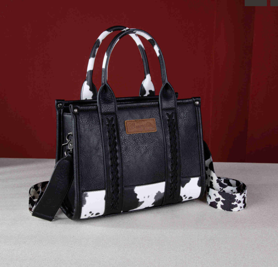 Wrangler Cow Print Tote