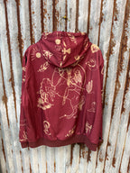 Plus Only - Burgundy Desert Printed Hoodie