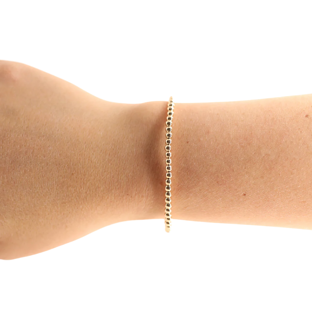 14k Gold Filled Beaded Bracelets