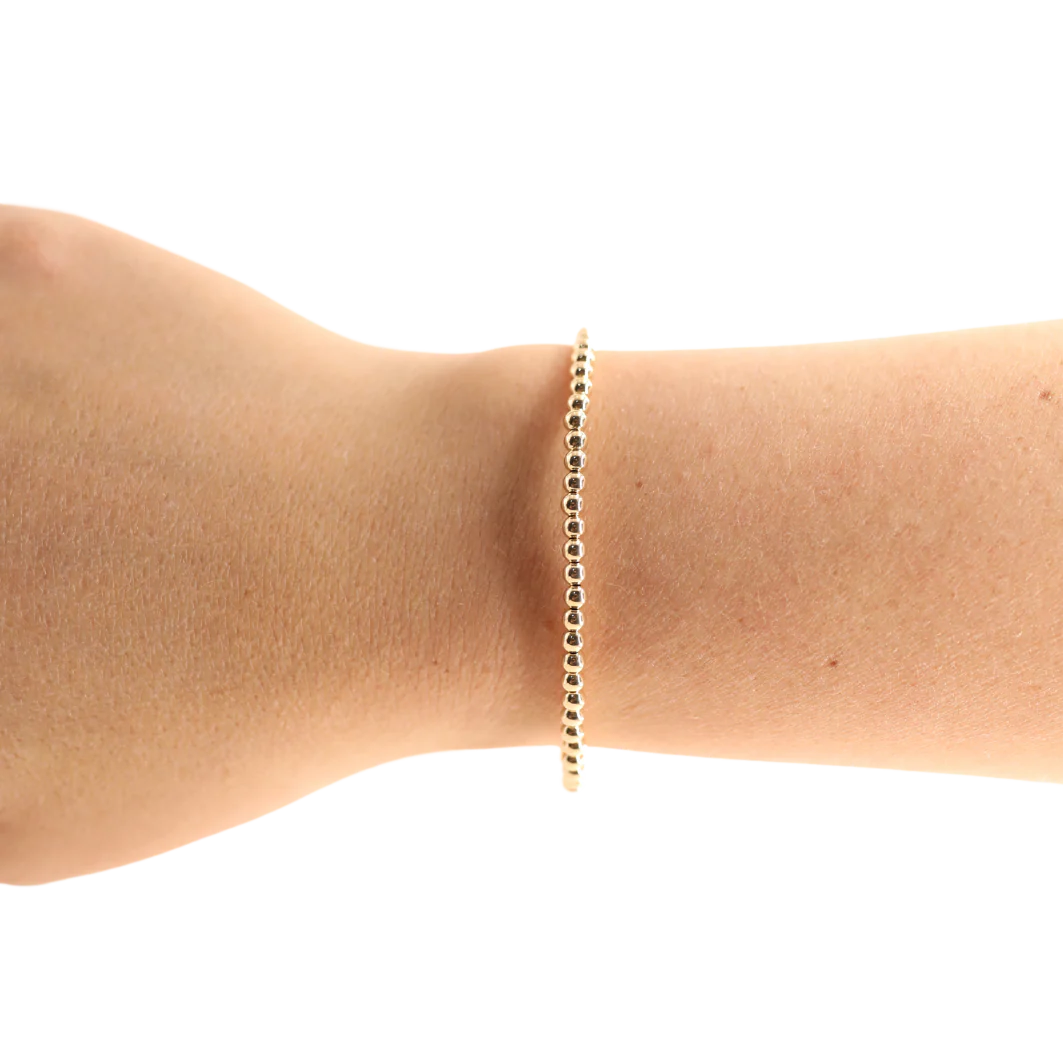 14k Gold Filled Beaded Bracelets