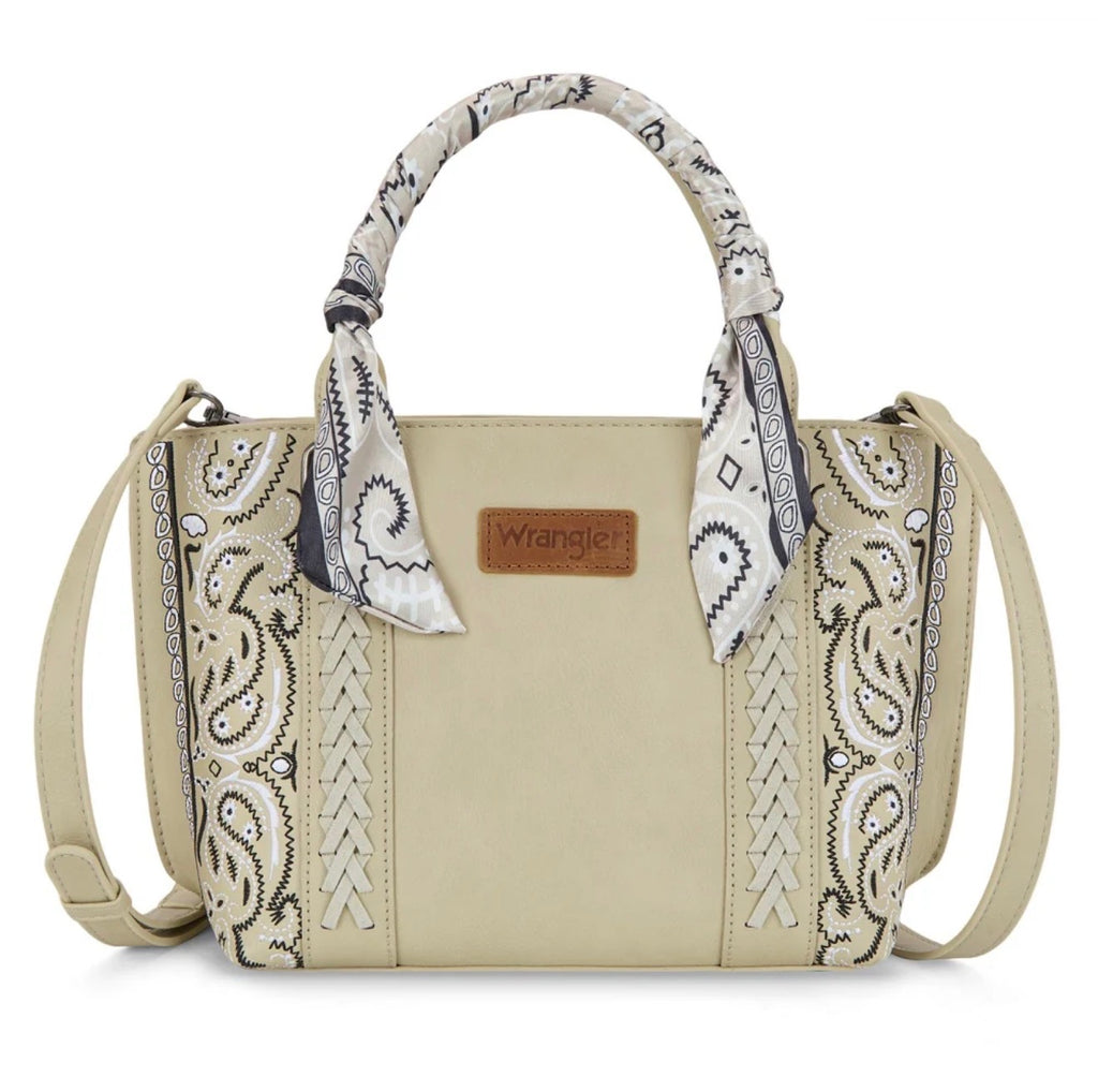 Wrangler Braided Paisley Bandana Tote Bag