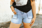 Studded Shorts