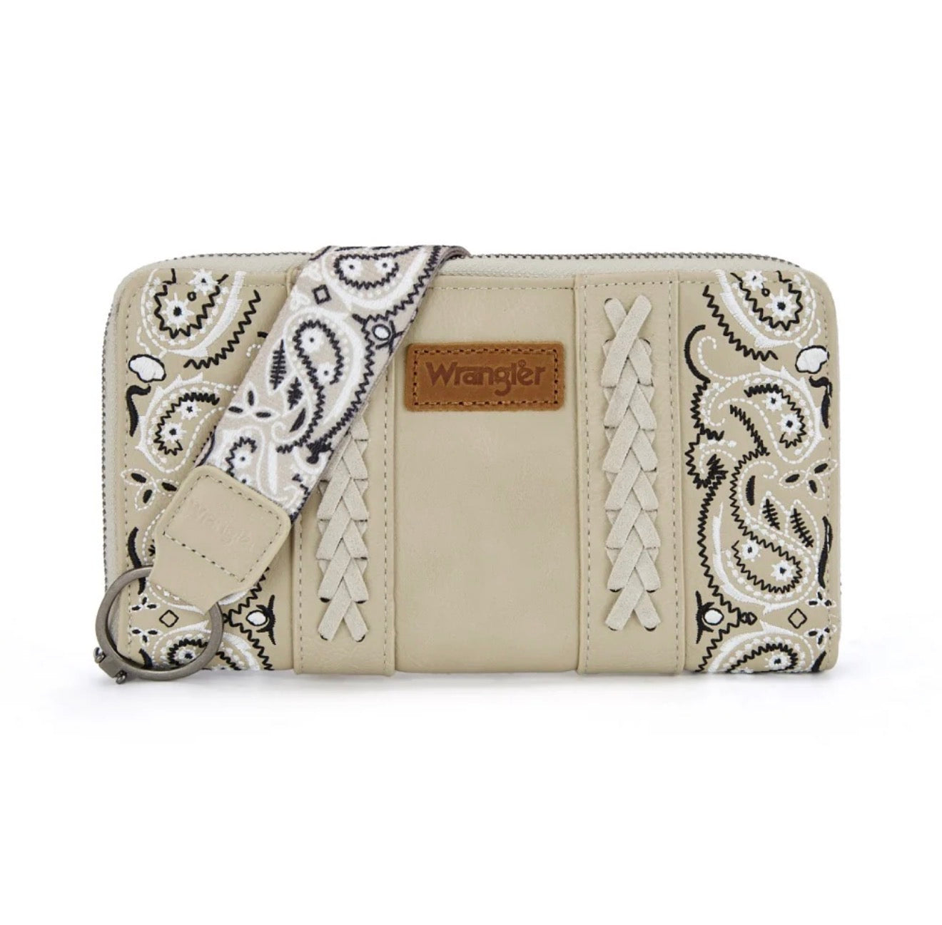 Wrangler Braided Paisley Bandana Wallet