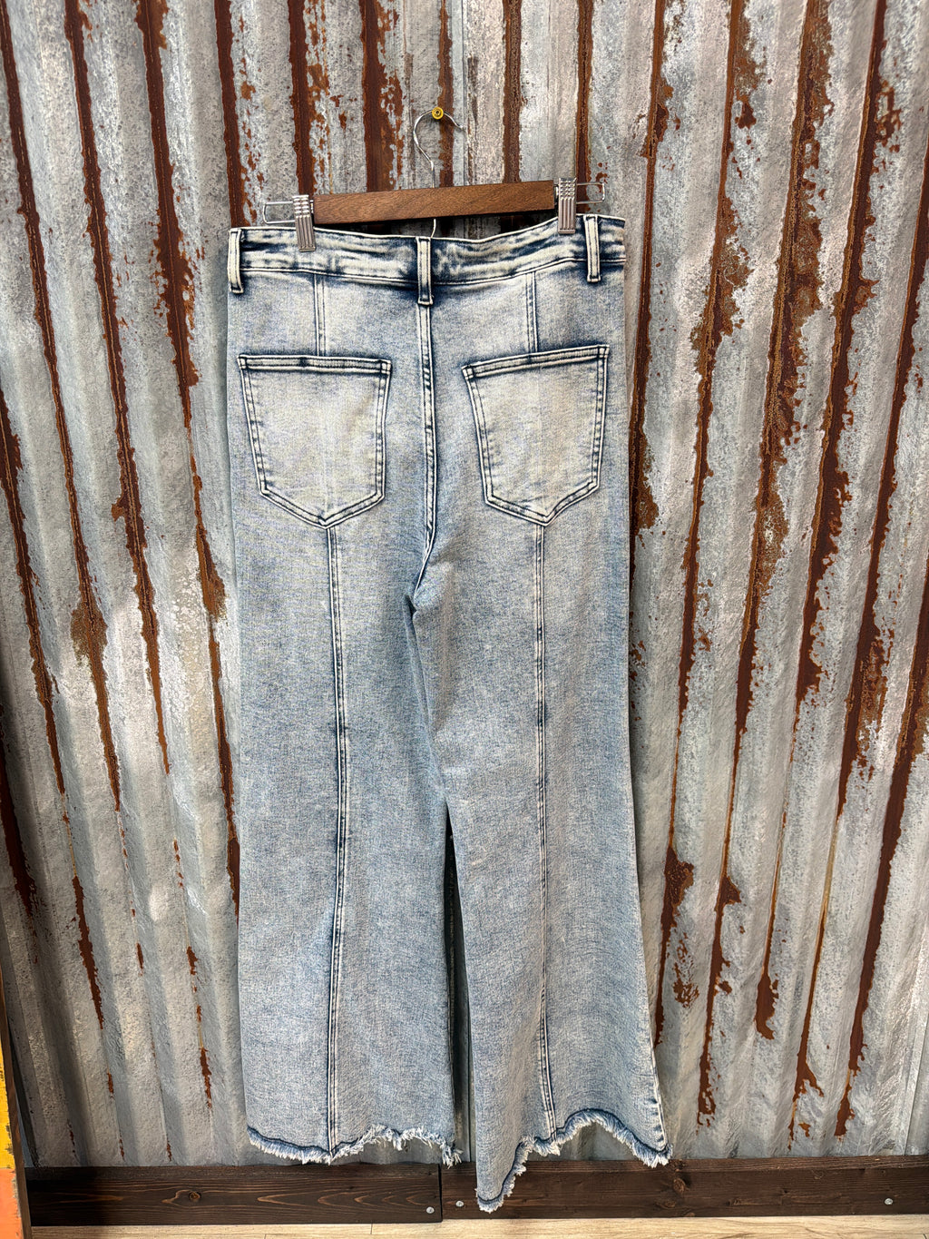 Wide Leg Palazzo Jeans 32”