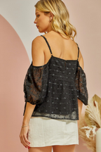 Off Shoulder Bow Tank