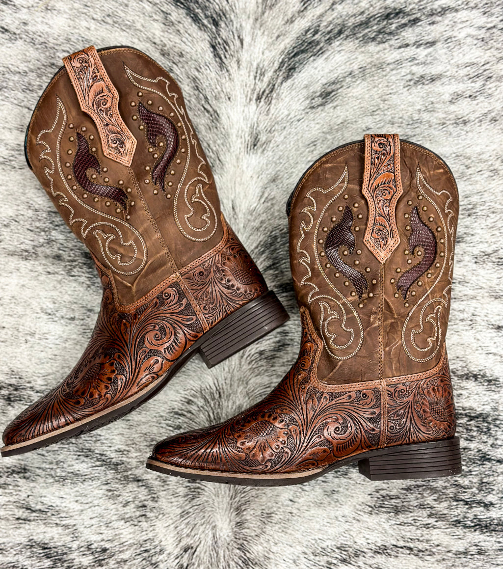Hand Tooled Boots