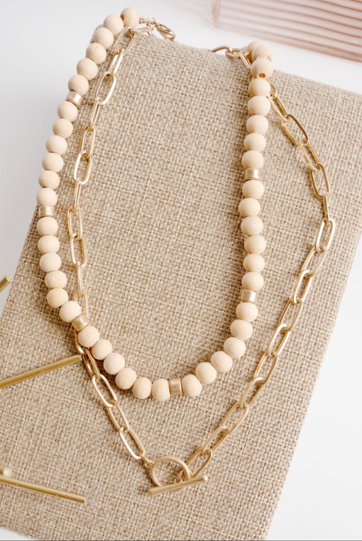 Wood Bead Necklace