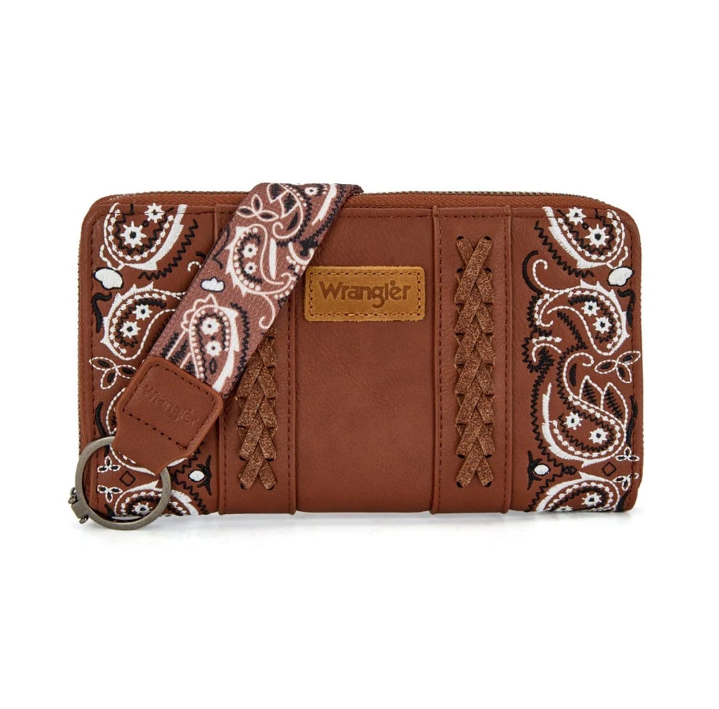 Wrangler Braided Paisley Bandana Wallet