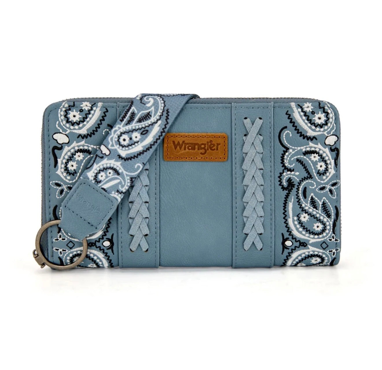 Wrangler Braided Paisley Bandana Wallet