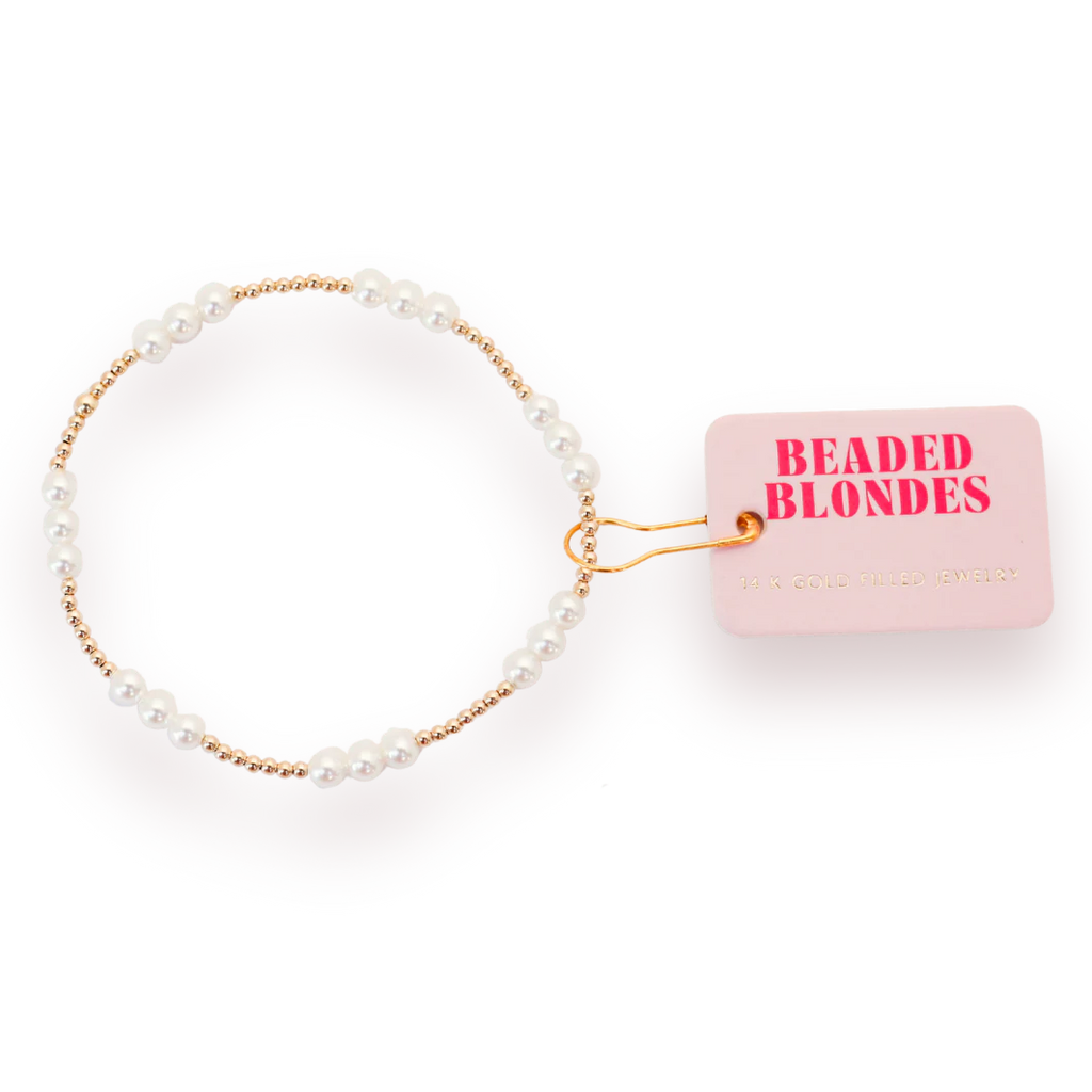 14k Gold Filled Beaded Bracelets