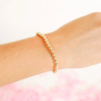 14k Gold Filled Beaded Bracelets
