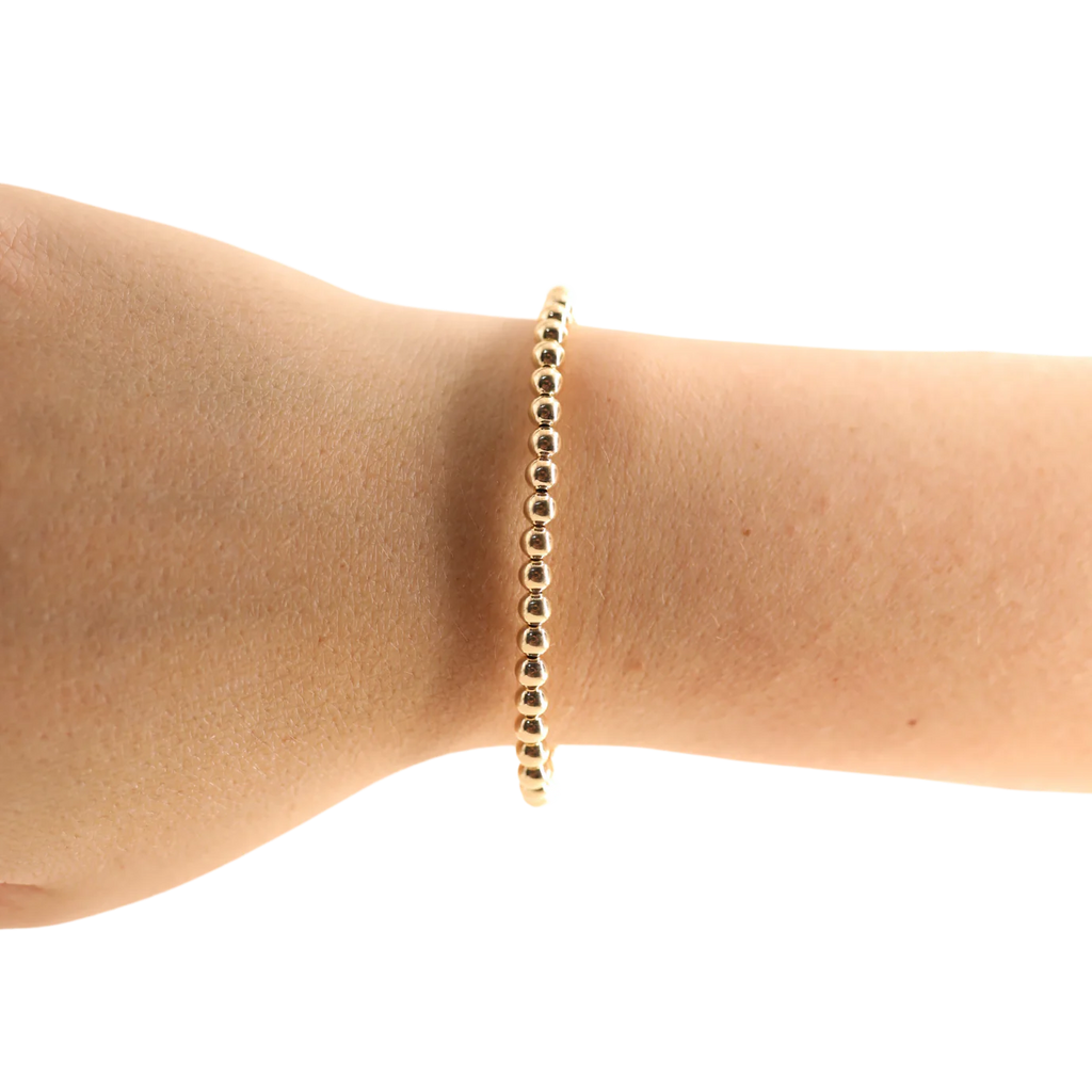 14k Gold Filled Beaded Bracelets