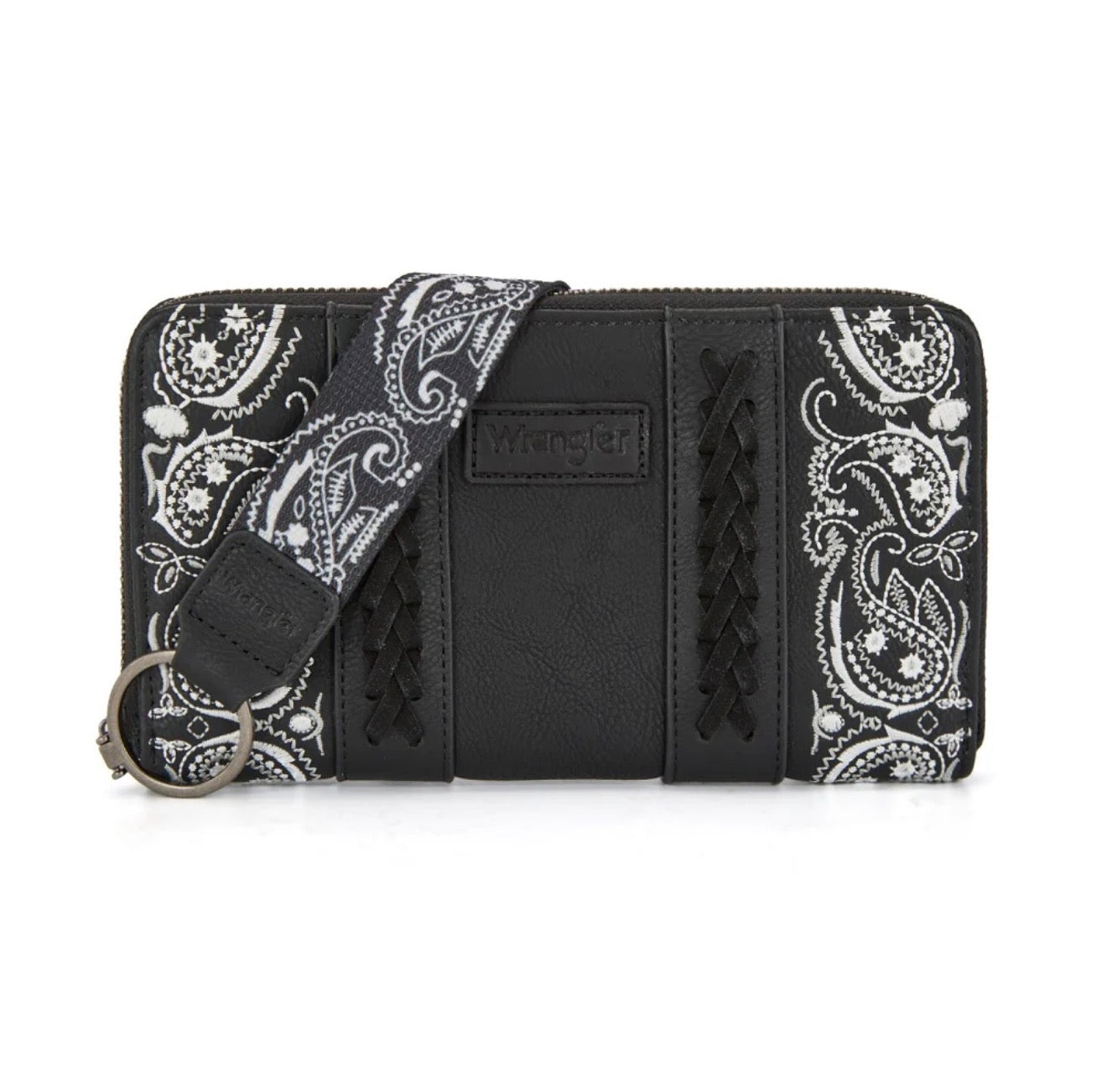 Wrangler Braided Paisley Bandana Wallet