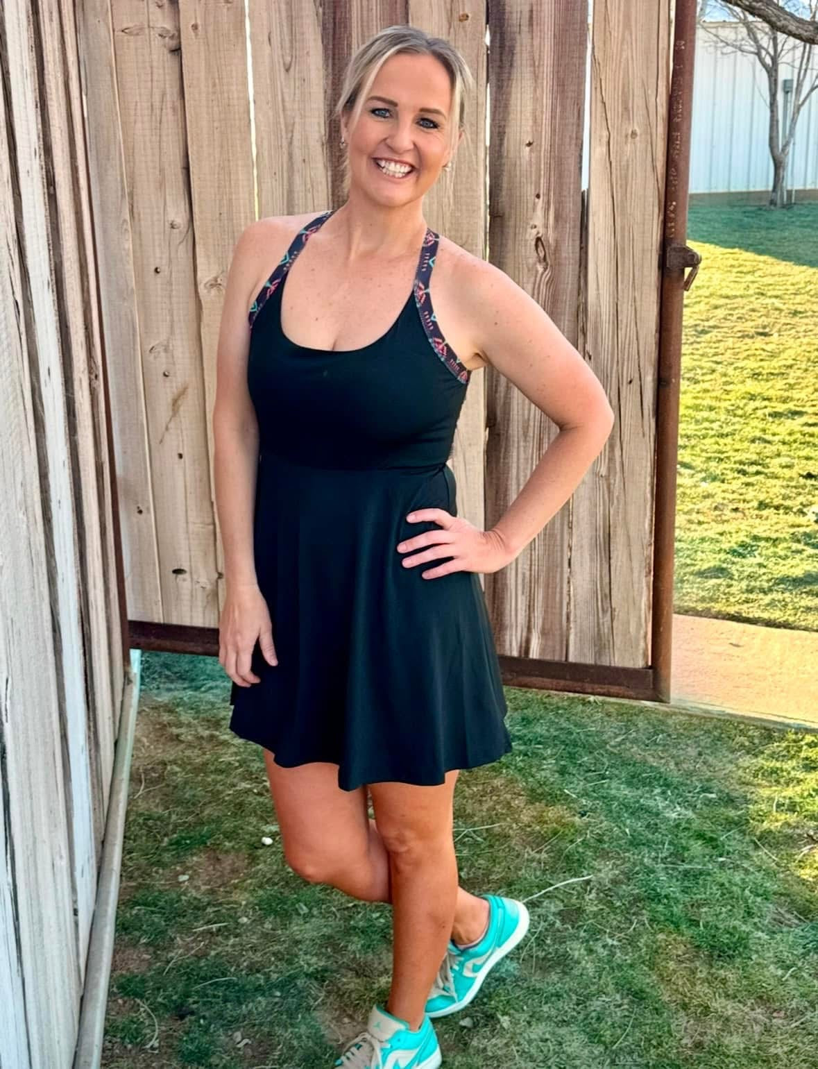 Aztec active/swim dress
