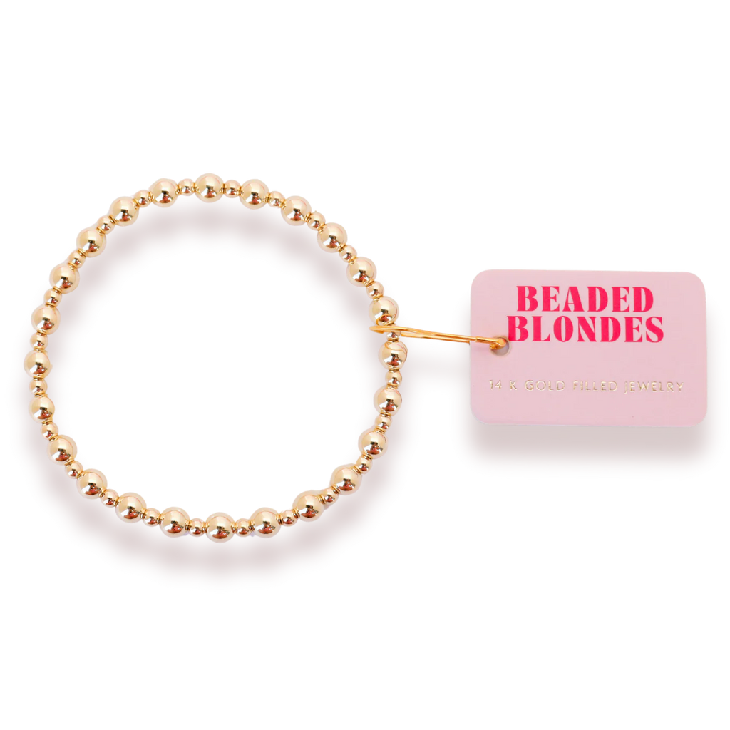 14k Gold Filled Beaded Bracelets