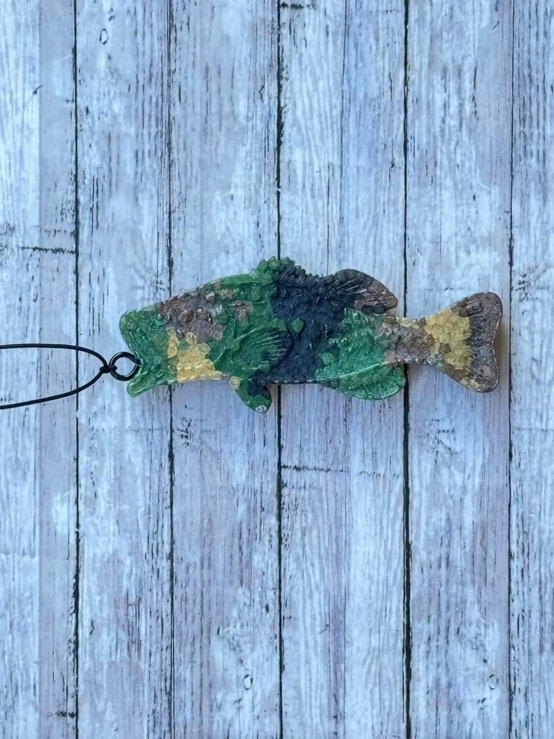 Camo Fish Air Freshener