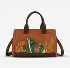 MW Cactus Embellished Crossbody Bag