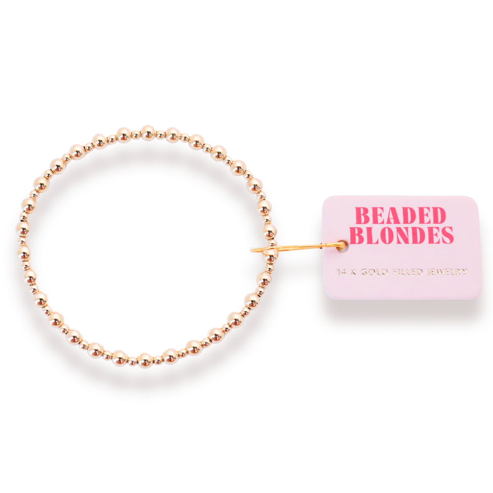 14k Gold Filled Beaded Bracelets