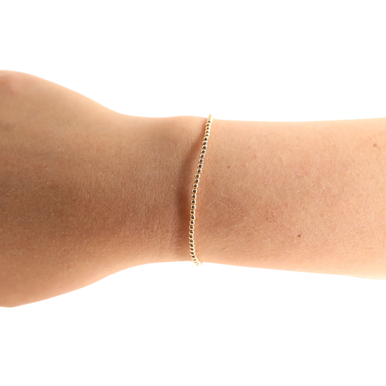 14k Gold Filled Beaded Bracelets