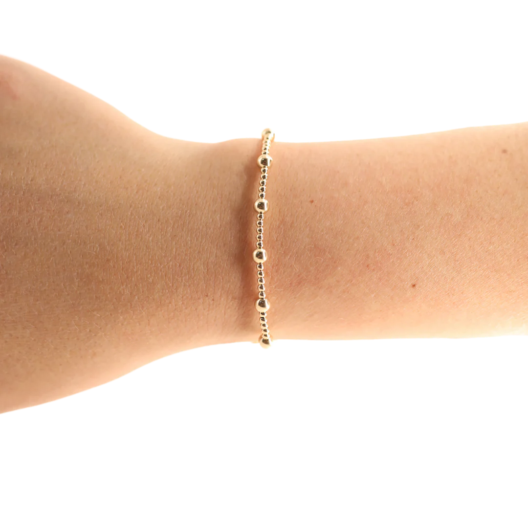 14k Gold Filled Beaded Bracelets