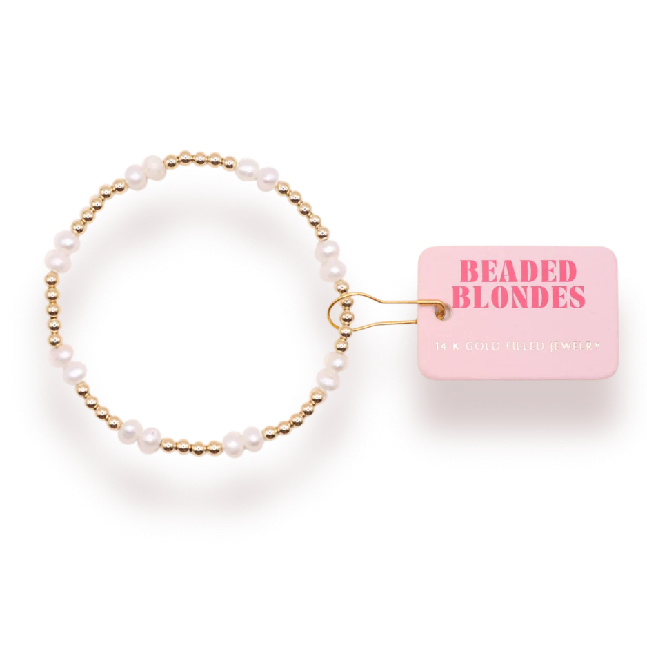 14k Gold Filled Beaded Bracelets