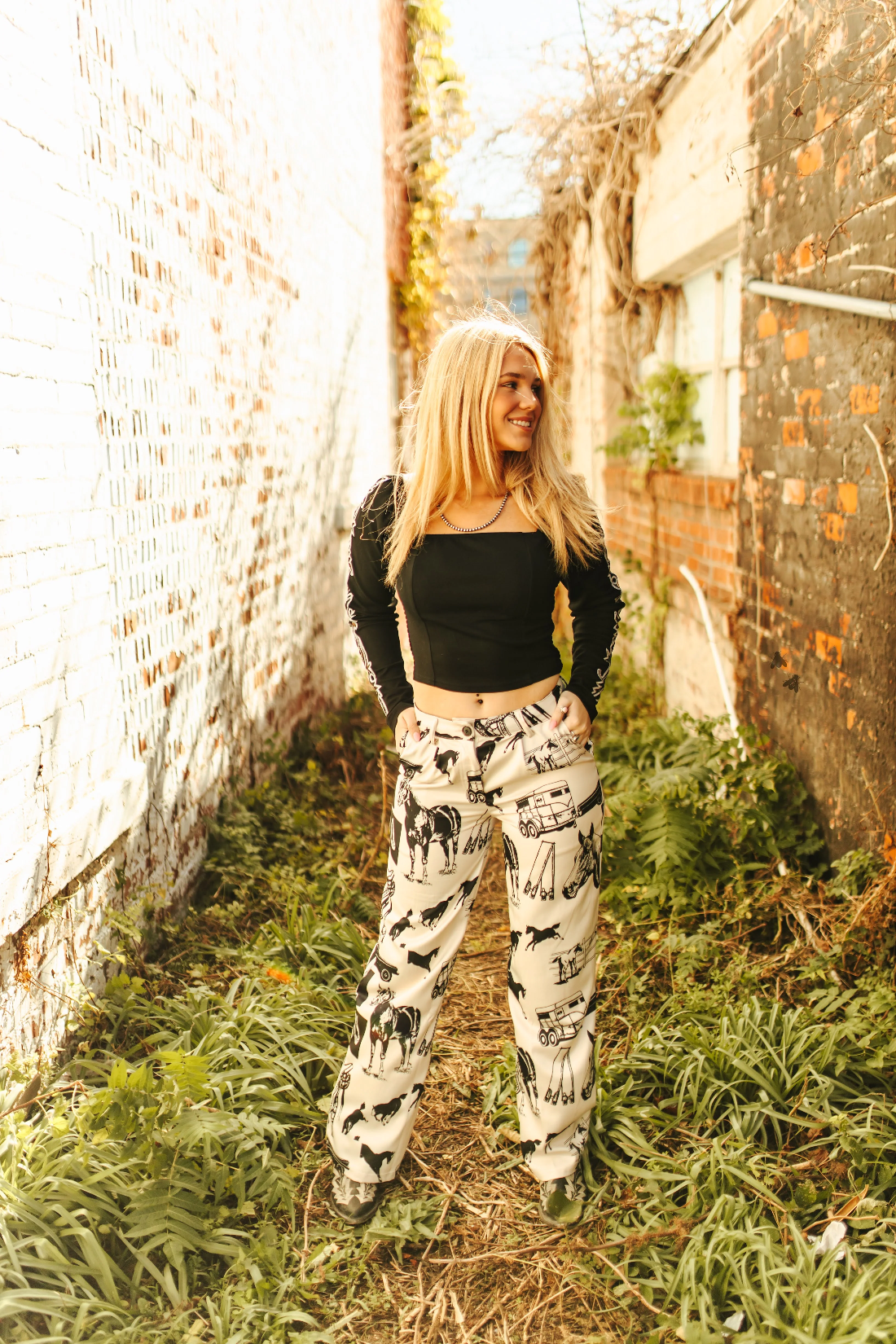 Cut It Western Top