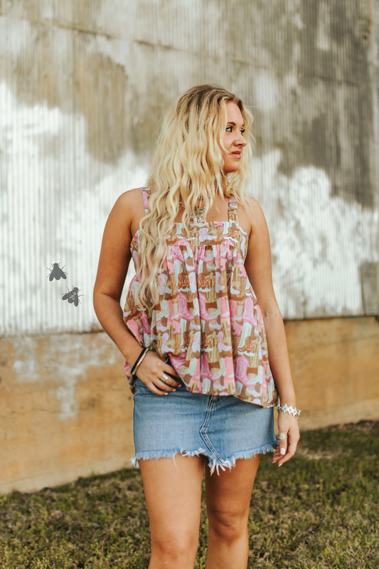 Rodeo Ruffles Tank