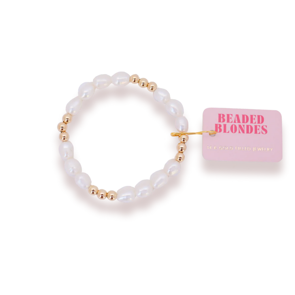 14k Gold Filled Beaded Bracelets