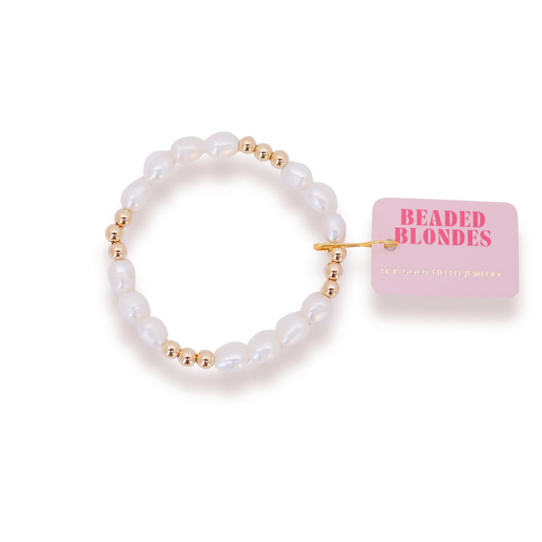 14k Gold Filled Beaded Bracelets