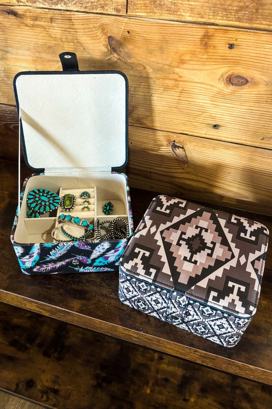 Tulsa Aztec Jewelry Box