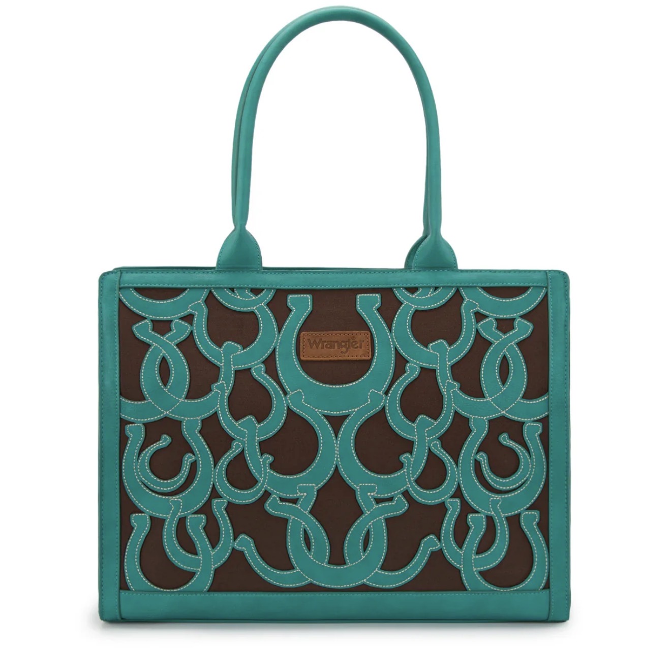 Wrangler Horseshoe Cutout Carry-All Large Tote Bag