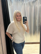 Side Cinched Sweater *Deep Camel