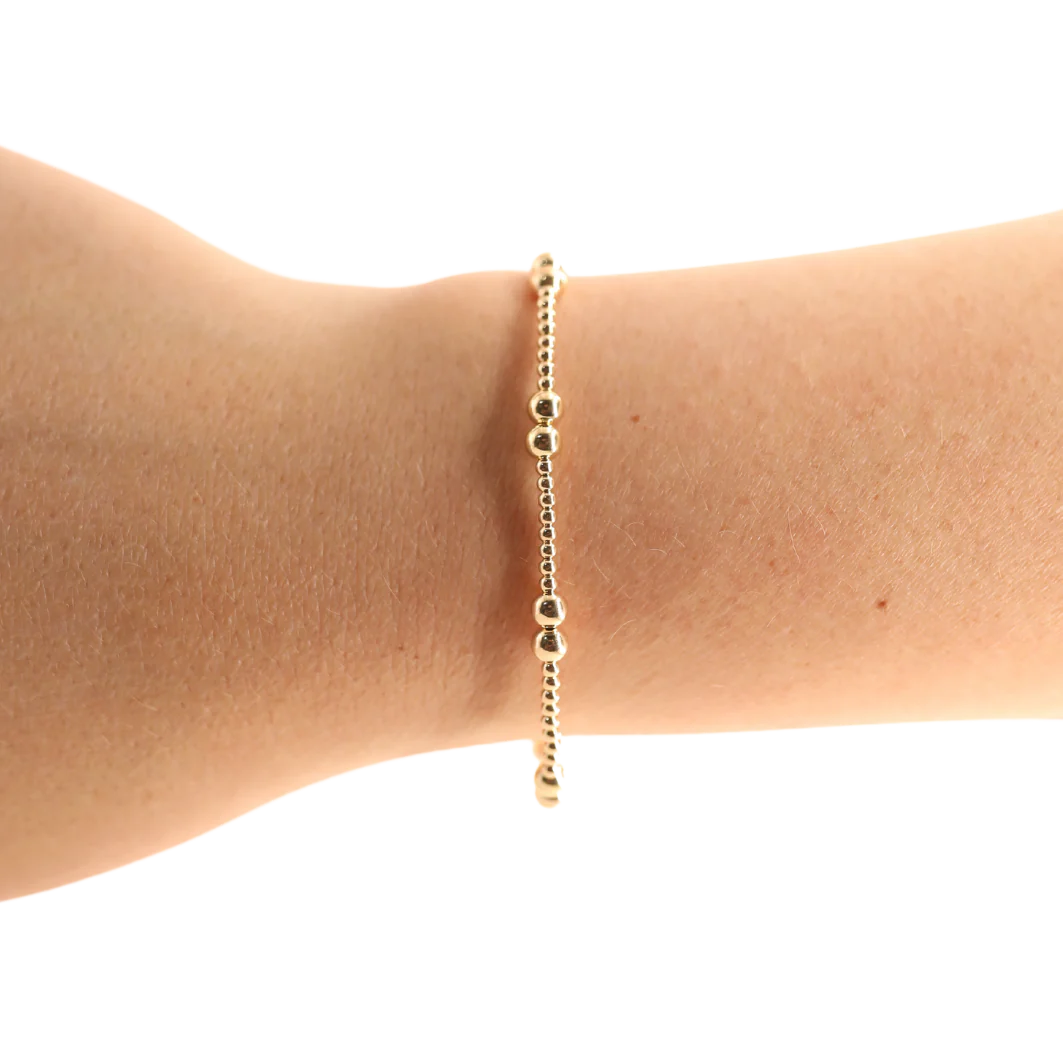 14k Gold Filled Beaded Bracelets
