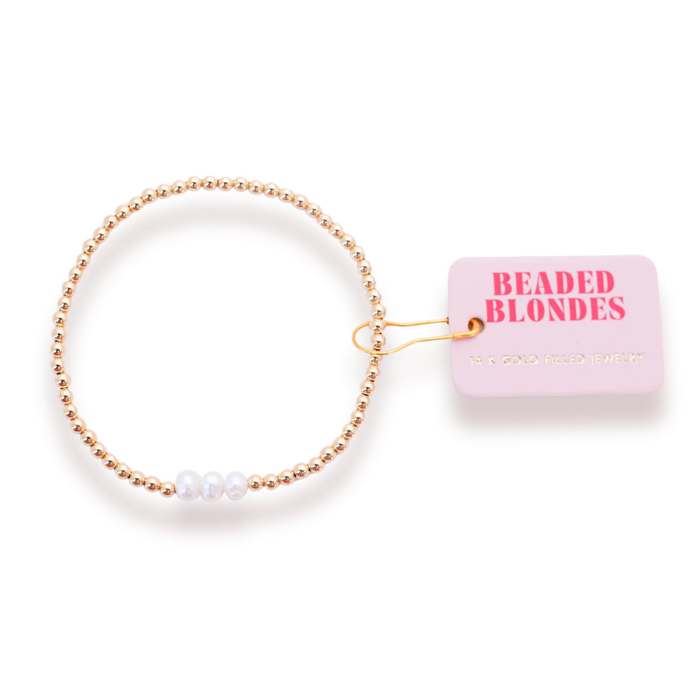 14k Gold Filled Beaded Bracelets