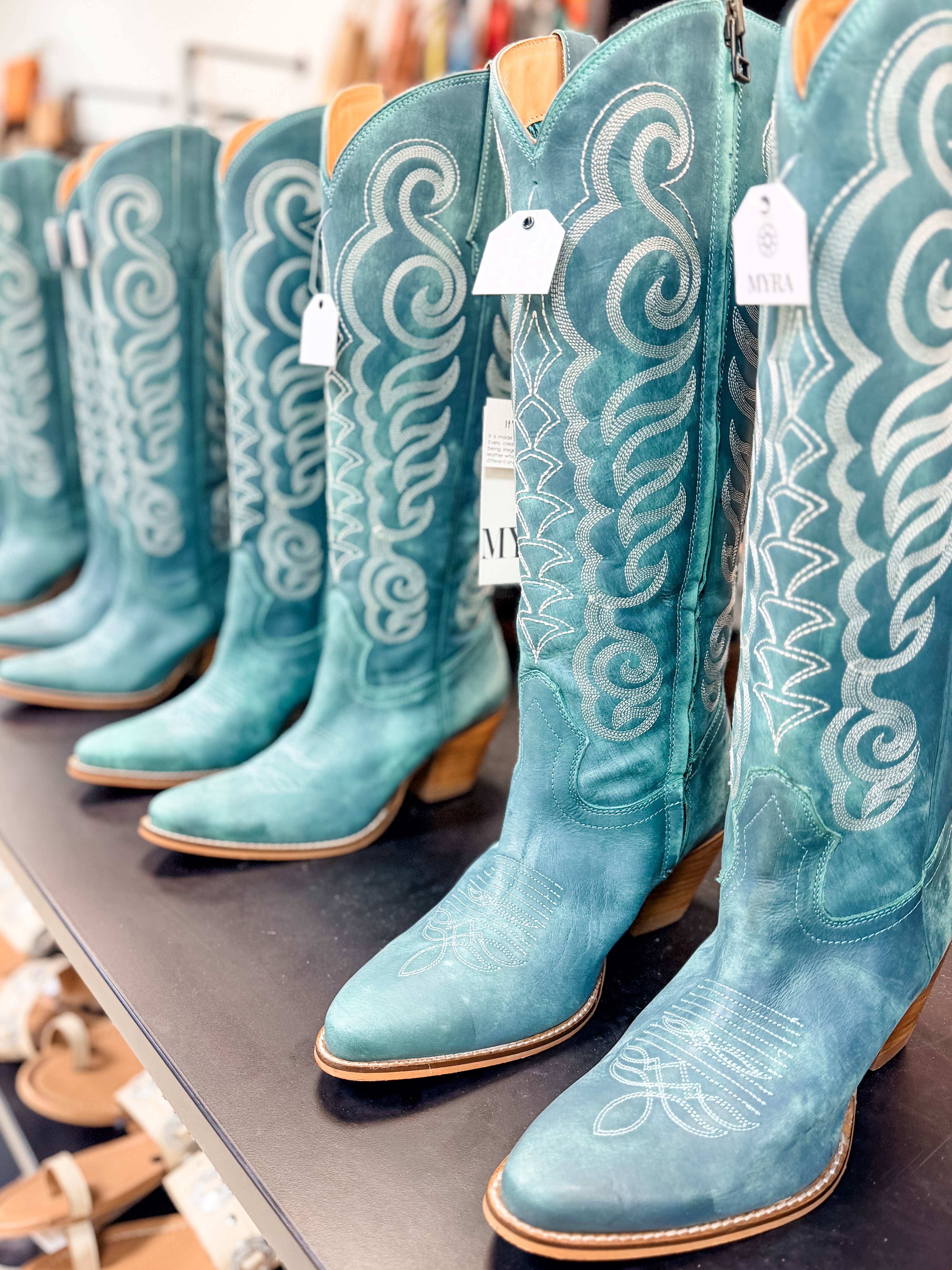 Nalejandra Boots *Turq