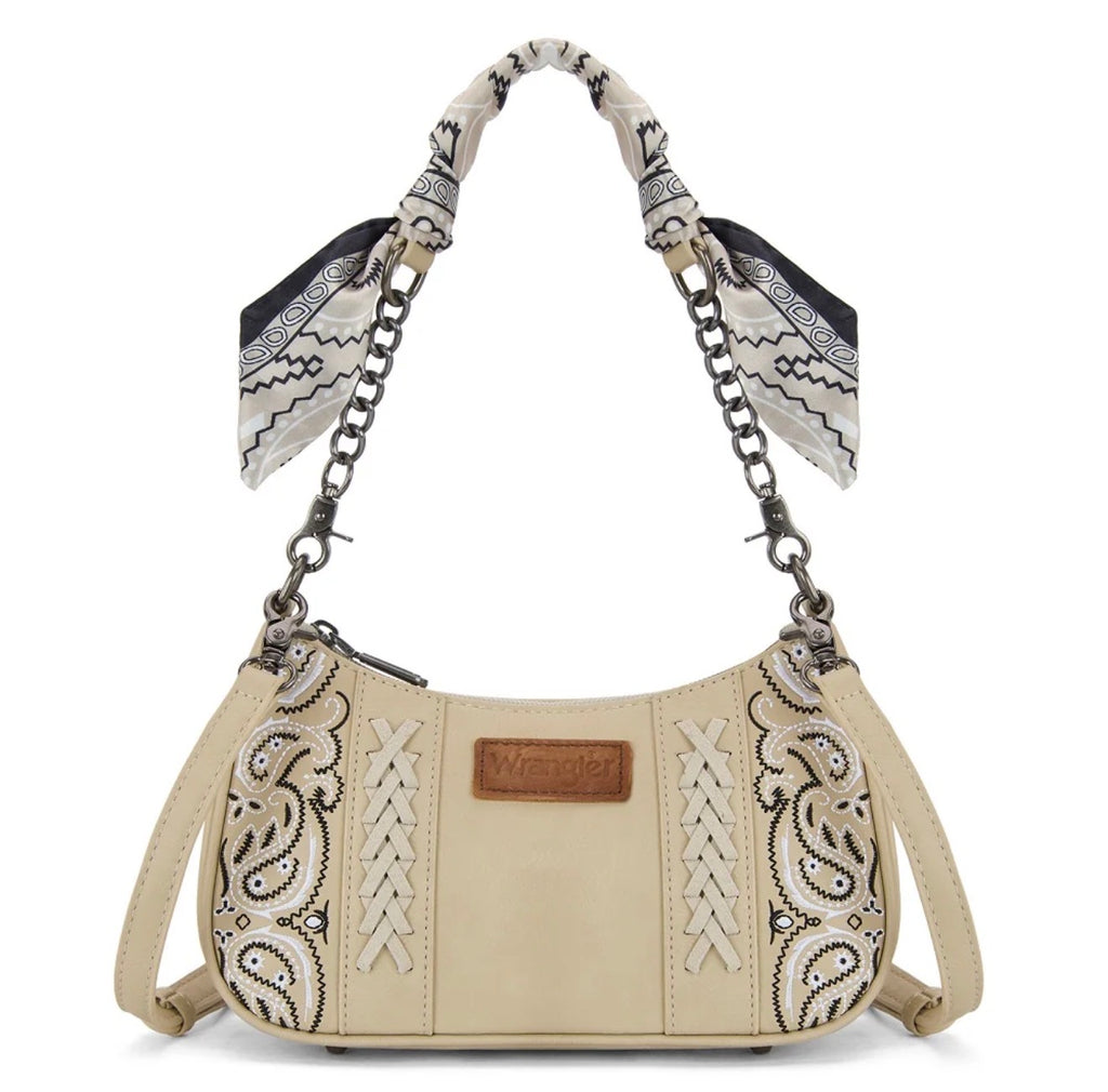 Wrangler Braided Paisley Bandana Shoulder Bag